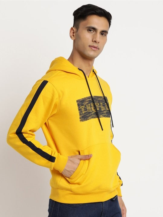 Men Typography Printed Hooded Sweatshirt – Stylish Cotton Hoodie for Winter in Pakistan | HARCHIZ