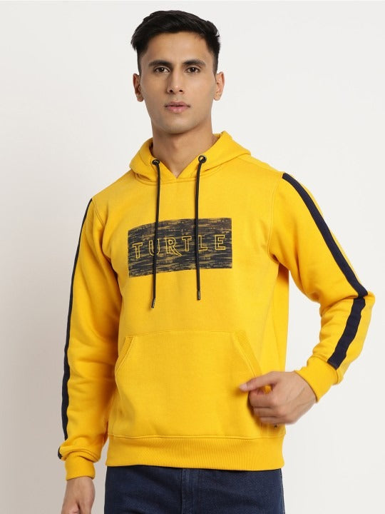 Men Typography Printed Hooded Sweatshirt – Stylish Cotton Hoodie for Winter in Pakistan | HARCHIZ
