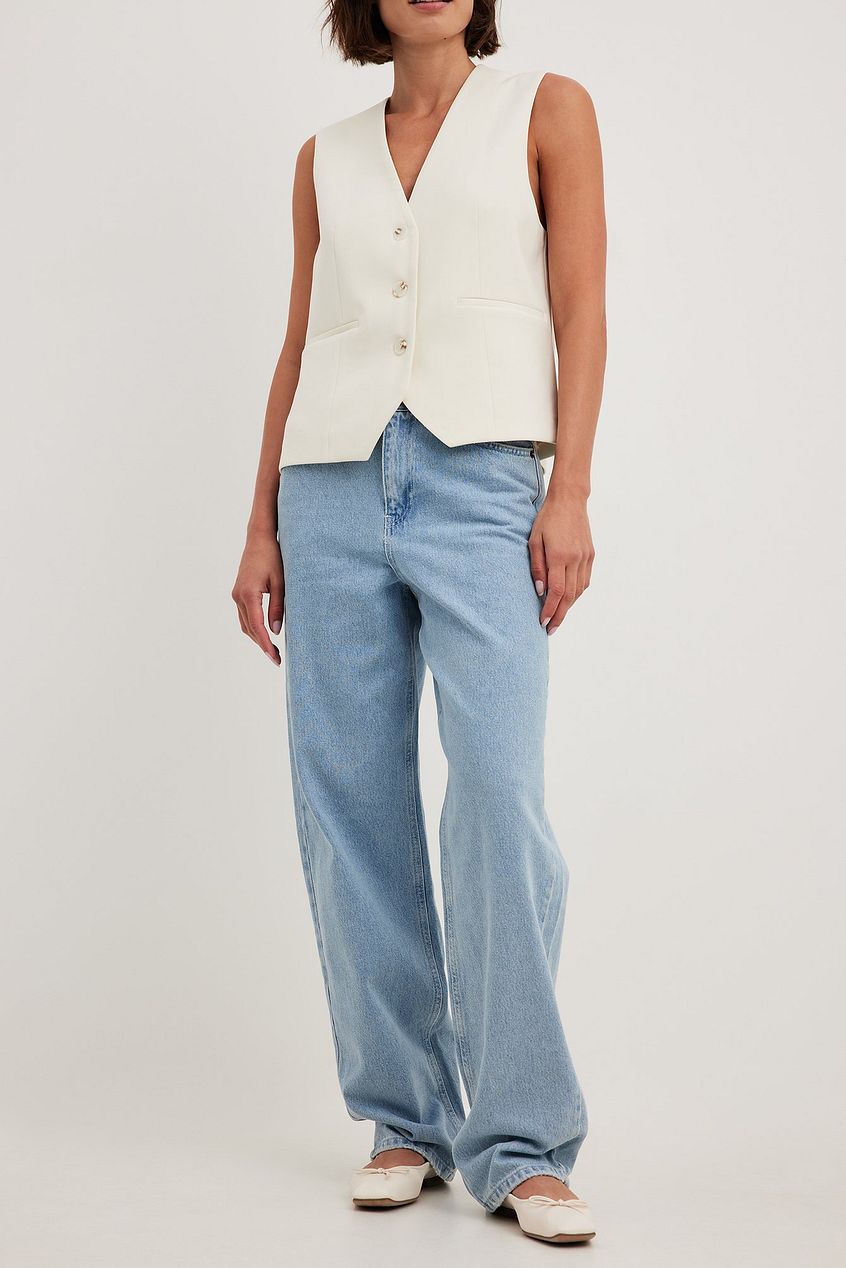 Women Loose Mid Waist Jeans – Relaxed Mid-Rise Loose Fit Denim for Pakistani Women | HARCHIZ