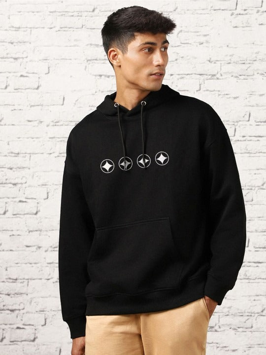 Men Oversized Printed Hooded Sweatshirt – Streetwear Hoodie for Casual Style in Pakistan | HARCHIZ