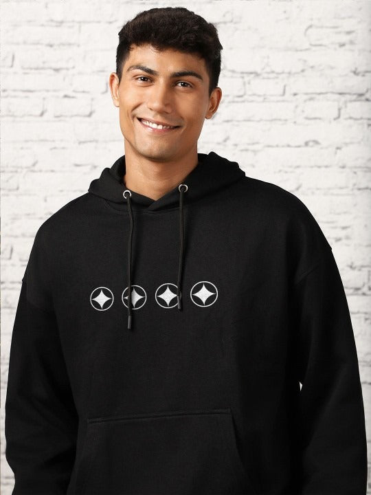 Men Oversized Printed Hooded Sweatshirt – Streetwear Hoodie for Casual Style in Pakistan | HARCHIZ