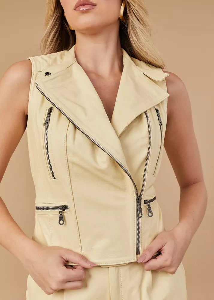 Ace Butter Women's Genuine Leather Vest