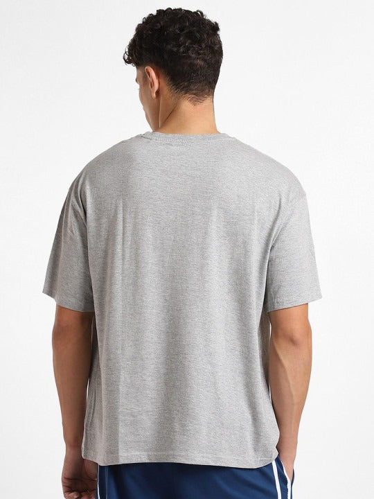 Round Neck Short Sleeves Oversized Cotton T-Shirt for Men – Soft & Breathable Streetwear | HARCHIZ