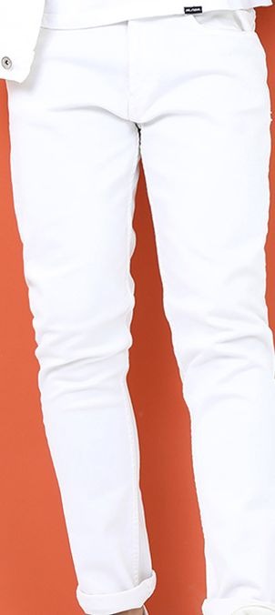 Men White Solid Denim Jacket by HARCHIZ – Timeless Urban Style for Pakistani Weather