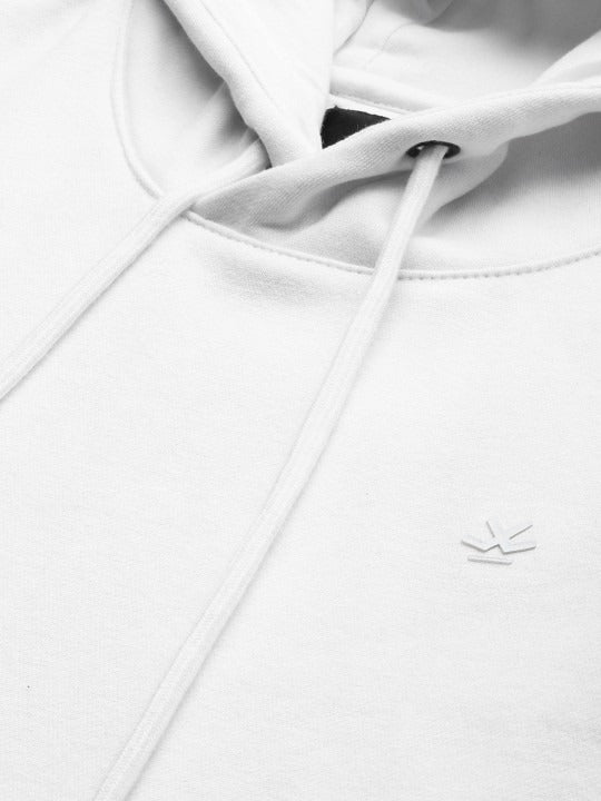 Men White Hooded Sweatshirt – Comfortable Cotton Hoodie for Winter in Pakistan | HARCHIZ