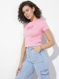 The Life Co. Typography Printed Slim Fit T-Shirt