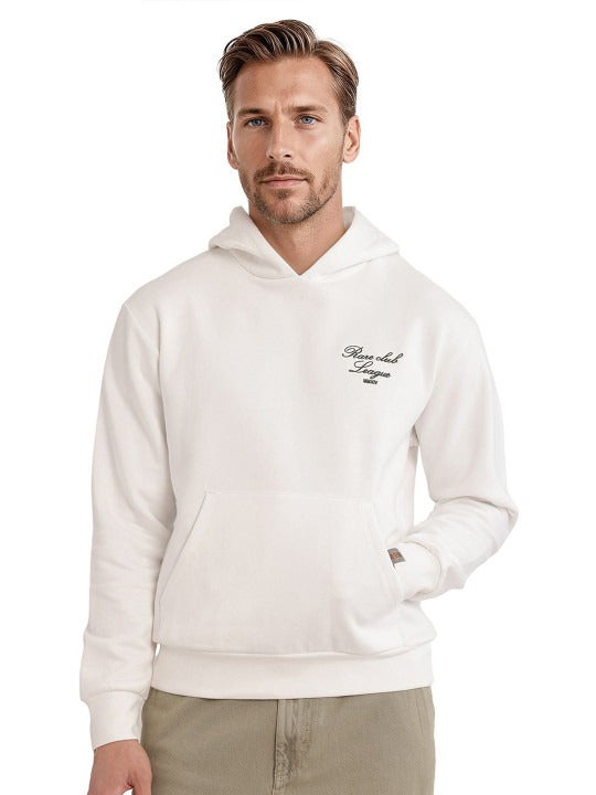 Men Cotton Printed Hooded Pullover Sweatshirt – Stylish Winter Wear in Pakistan