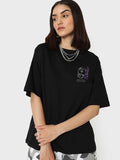 Women Printed Oversized Cotton Drop-Shoulder T-Shirt Pakistan