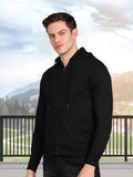 Men Hooded Front-Open Sweatshirt – Casual Cotton Zip Hoodie for Everyday Wear in Pakistan | DOCACCA