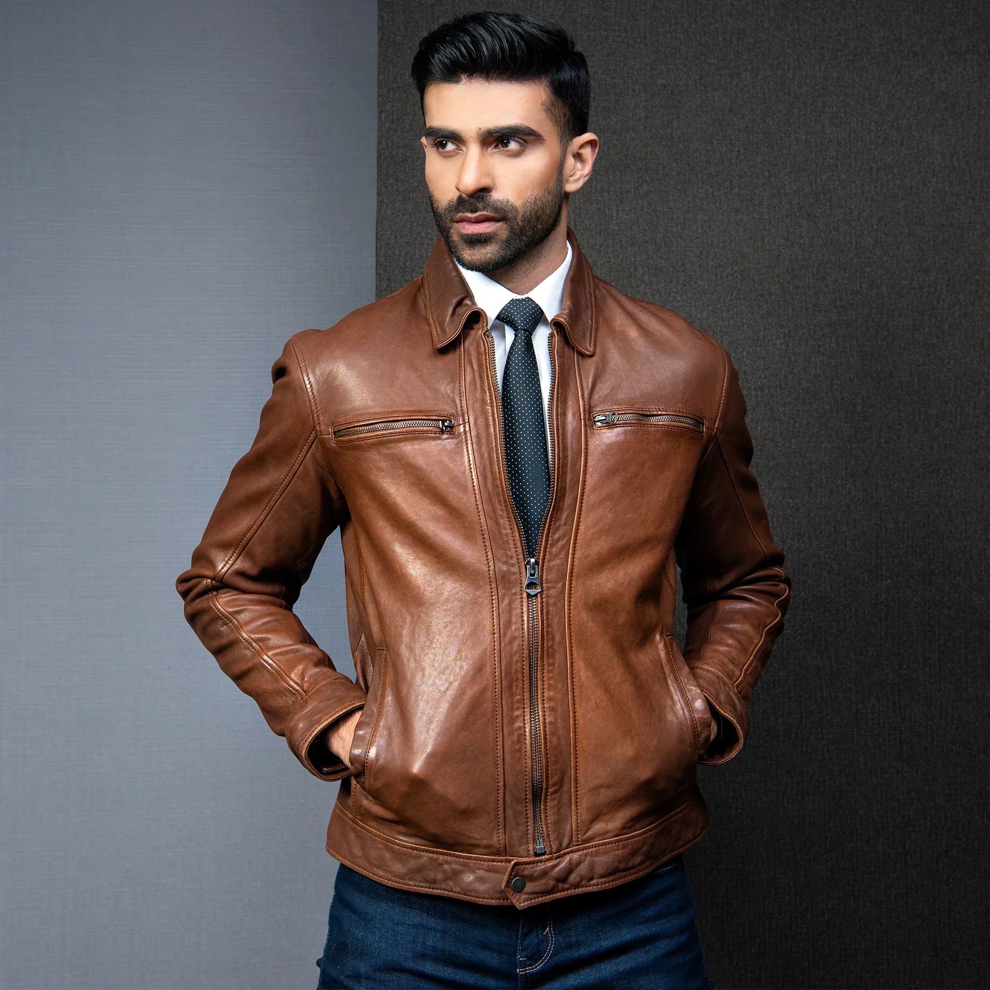 James Dean Genuine Leather Jacket