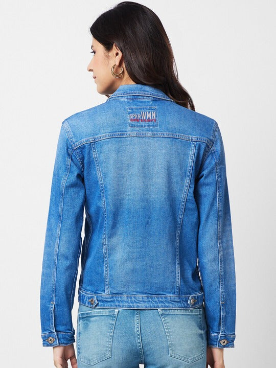 Washed Cotton Denim Jacket for Women – Stylish, Breathable Everyday Layer in Pakistan | HARCHIZ