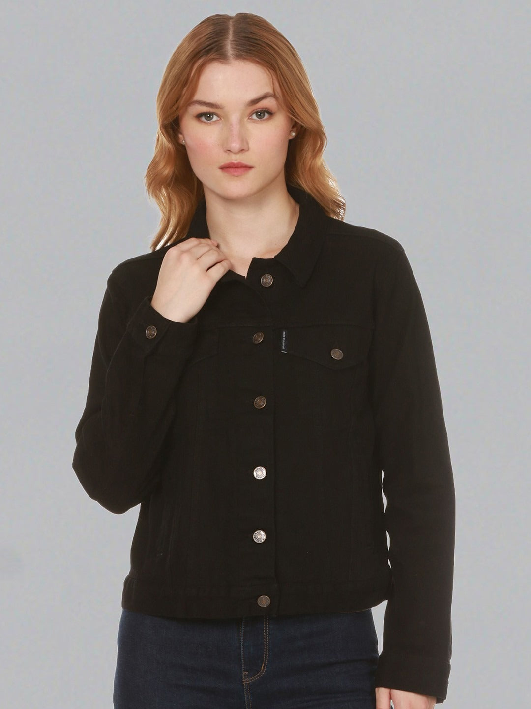 Women Lightweight Crop Outdoor Denim Jacket – Breathable Packable Layer for Pakistan | DOCACCA