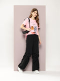 Women Graphic Printed Boxy T-Shirt Pakistan