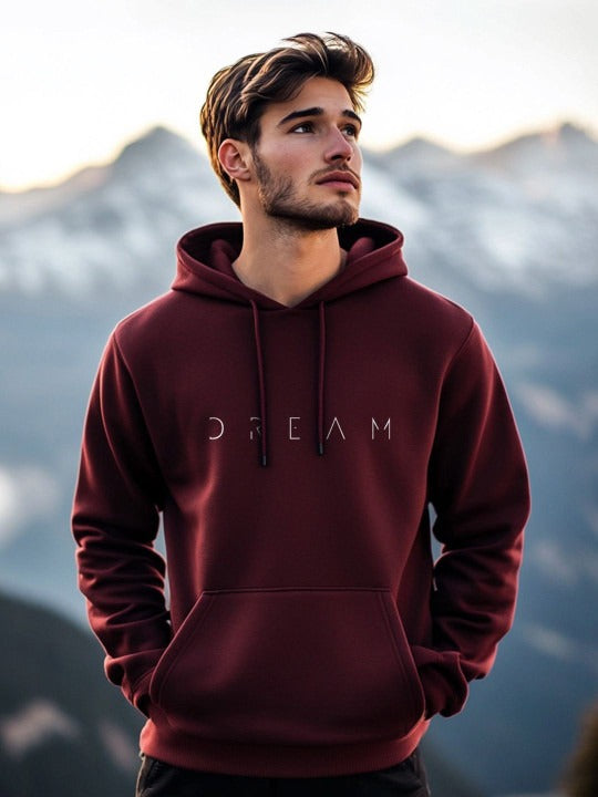 Men Printed Hooded Sweatshirt – Trendy Graphic Hoodies for Winter in Pakistan | HARCHIZ