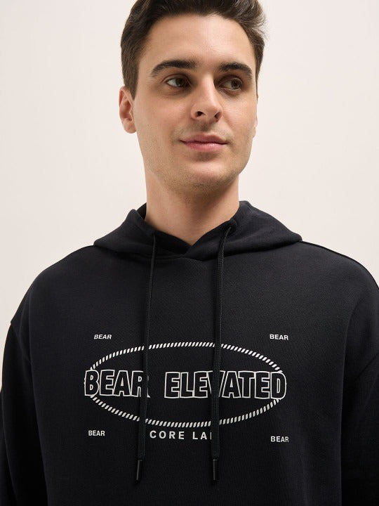 Men Printed Hooded Sweatshirt – Stylish Winter Hoodie for Men in Pakistan