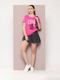 Women Boxy Printed T-Shirt Online in Pakistan