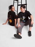 Unisex Printed Extended Sleeves Oversized T-Shirt – Trendy Streetwear Cotton Outfit in Pakistan | DOCACCA