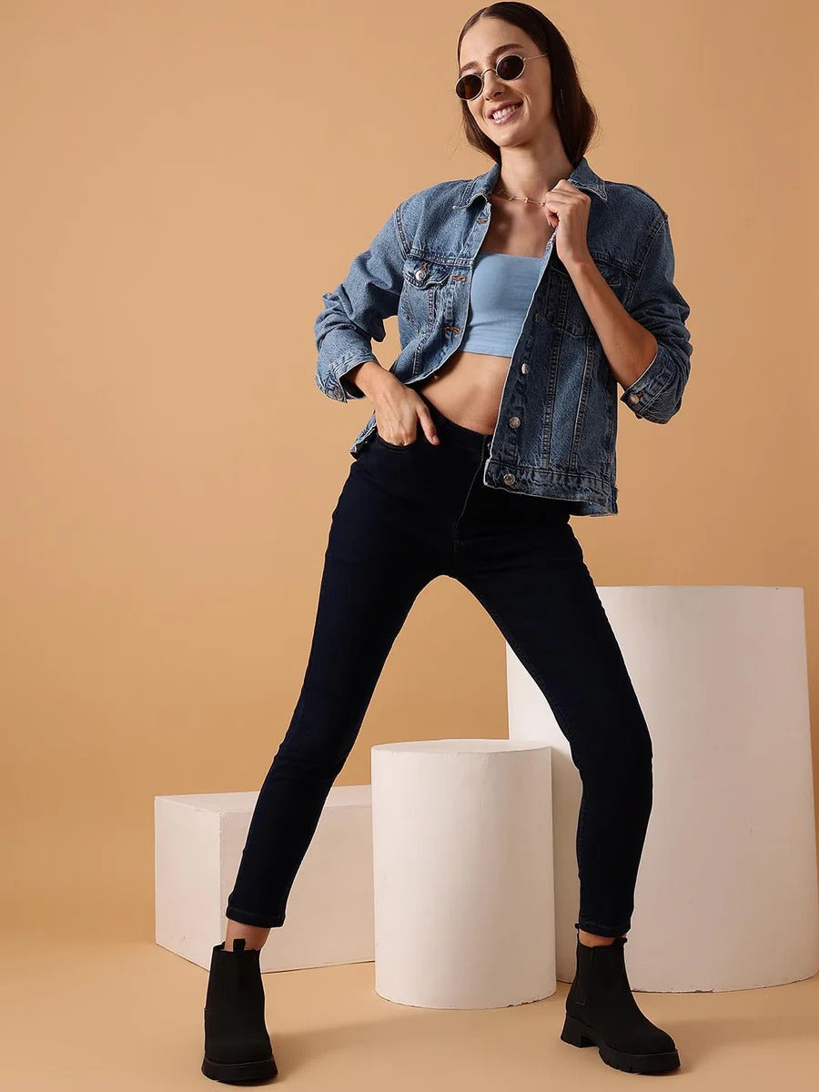 Men Rugged Denim Jacket for Streetwear Style in Pakistan | HARCHIZ