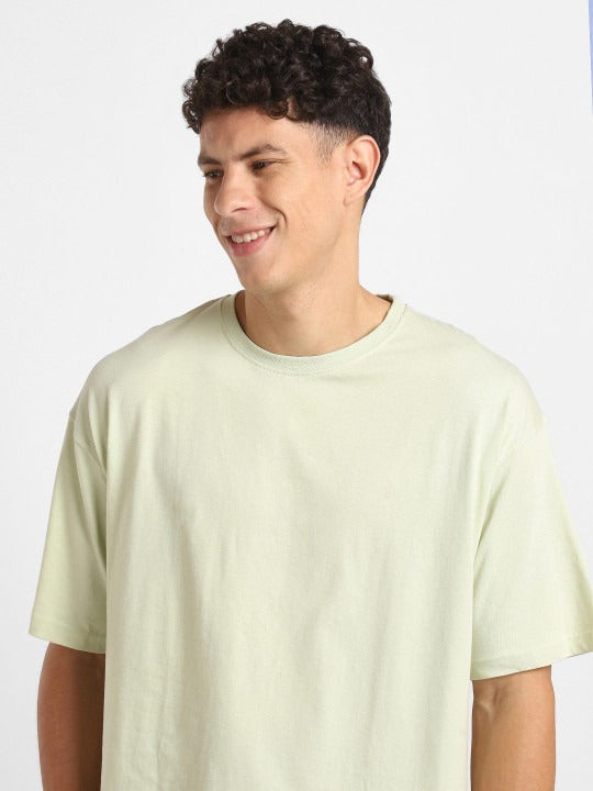 Round Neck Short Sleeves Oversized Cotton T-Shirt for Men in Pakistan | HARCHIZ