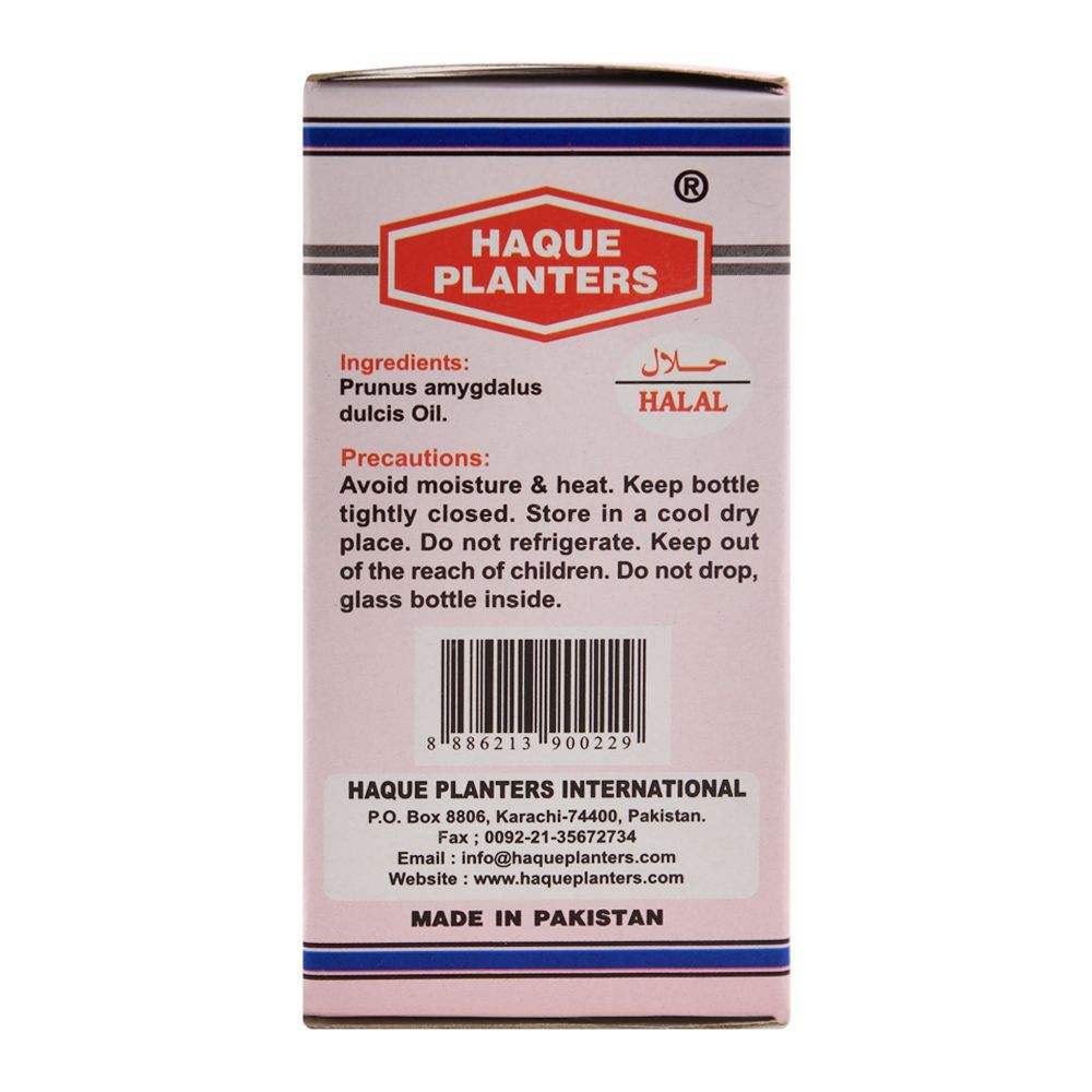 Haque Planters Sweet Almond Oil, 30ml