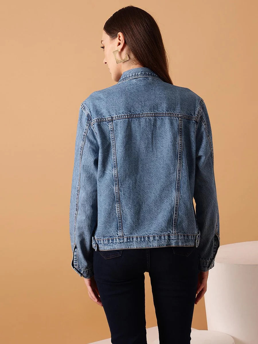 Men Rugged Denim Jacket for Streetwear Style in Pakistan | HARCHIZ