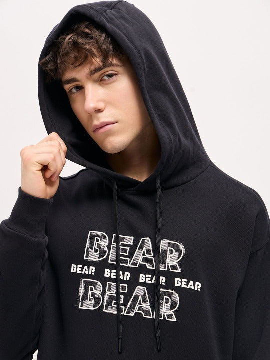 Men Typography Printed Cotton Sweatshirt – Stylish Casual Wear in Pakistan | HARCHIZ