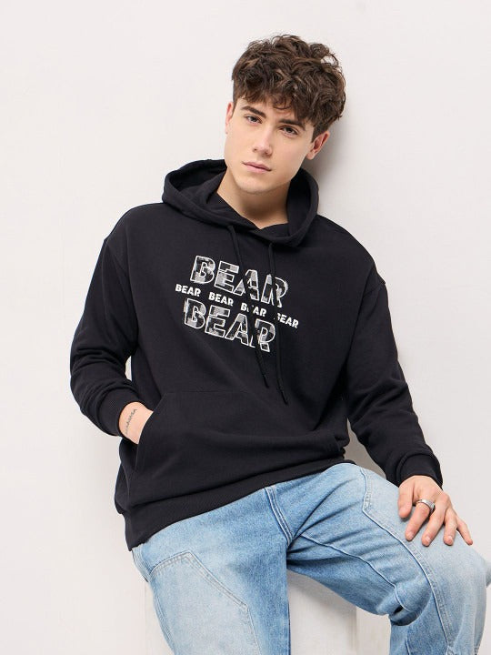 Men Typography Printed Cotton Sweatshirt – Stylish Casual Wear in Pakistan | HARCHIZ