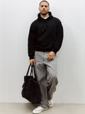 Men Black Relaxed Fit Hoodie – Comfortable Streetwear Style in Pakistan | DOCACCA