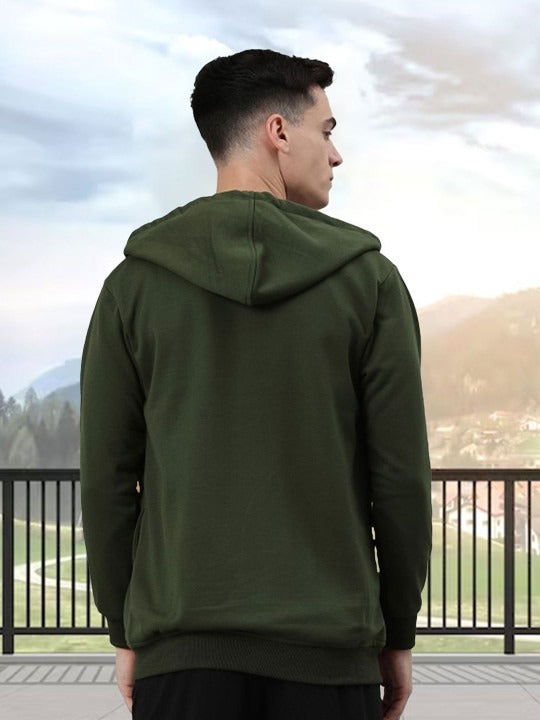 Men Hooded Front-Open Sweatshirt – Stylish Zip-Up Hoodies for Men in Pakistan | HARCHIZ