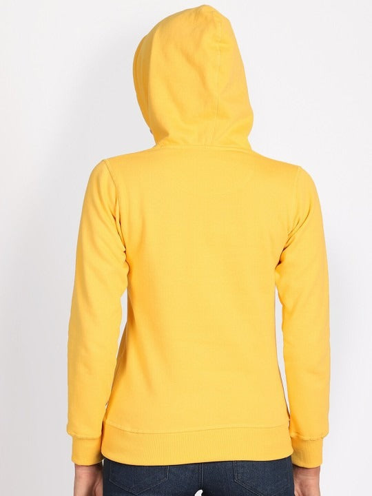 Wonder Woman Printed Hooded Pullover Yellow Hoodie for Women – Stylish Cotton Sweatshirt Online in Pakistan | HARCHIZ