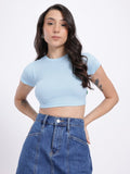 Women Slim Fit Crop T-Shirt Online Pakistan