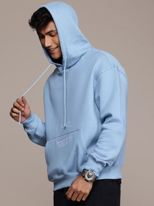 Typography Embroidery Hooded Pullover Sweatshirt for Men – Trendy Cotton Hoodie in Pakistan | HARCHIZ