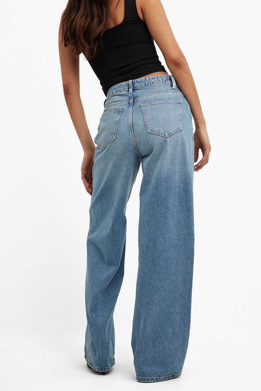 Wide High Waist Jeans for Women – Flattering High-Rise Wide-Leg Denim in Pakistan | HARCHIZ