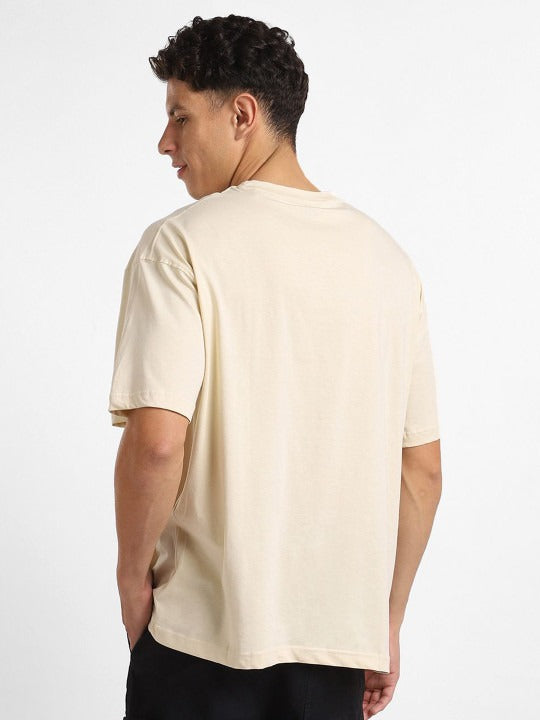 Round Neck Short Sleeves Oversized Cotton T-Shirt for Men in Pakistan | HARCHIZ