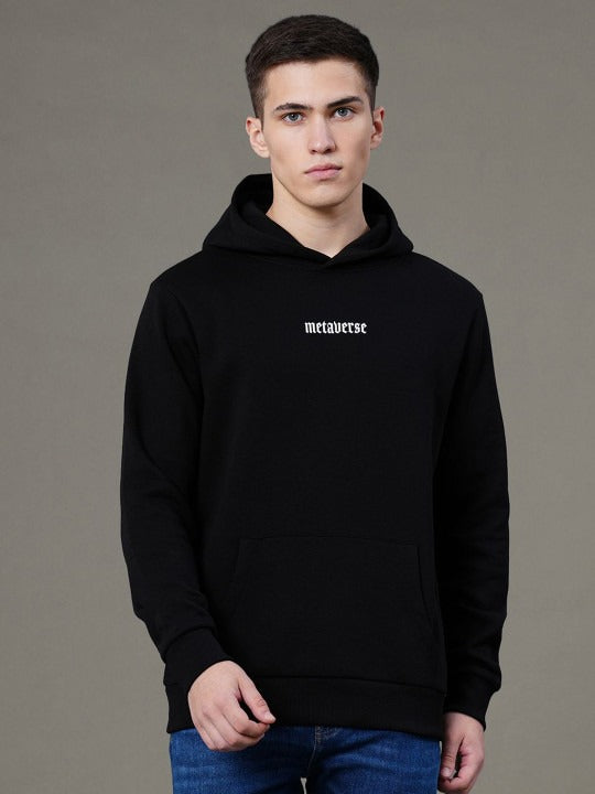 Men Graphic Print Fleece Baggy Fit Hoodie – Oversized Streetwear Hoodie in Pakistan | HARCHIZ