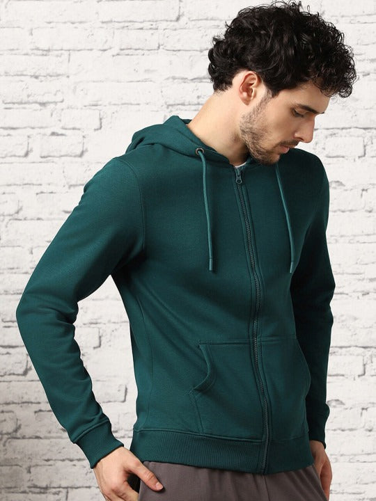 Men Zipper Hooded Sweatshirt – Cotton Fleece Full-Zip Hoodie for Men in Pakistan | HARCHIZ