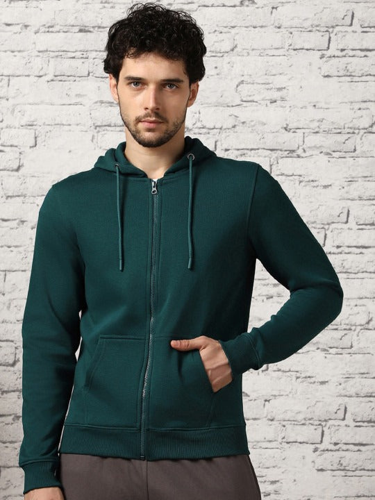 Men Zipper Hooded Sweatshirt – Cotton Fleece Full-Zip Hoodie for Men in Pakistan | HARCHIZ
