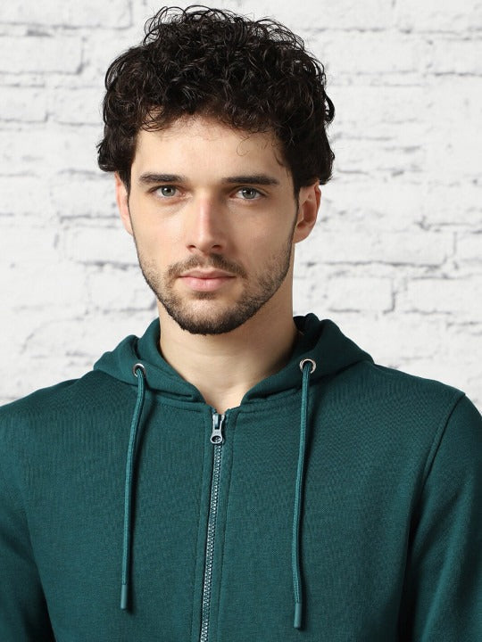 Men Zipper Hooded Sweatshirt – Cotton Fleece Full-Zip Hoodie for Men in Pakistan | HARCHIZ