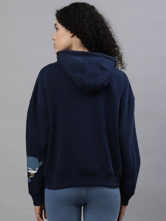 Batman Printed Cotton Hoodie – Drop Shoulder Sleeves Hooded Sweatshirt for Women & Men in Pakistan | HARCHIZ