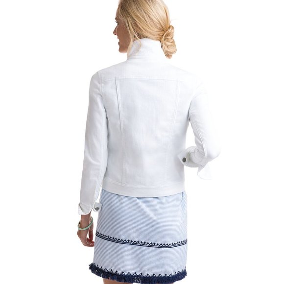 Harchiz Women White Classic Solid Jacket