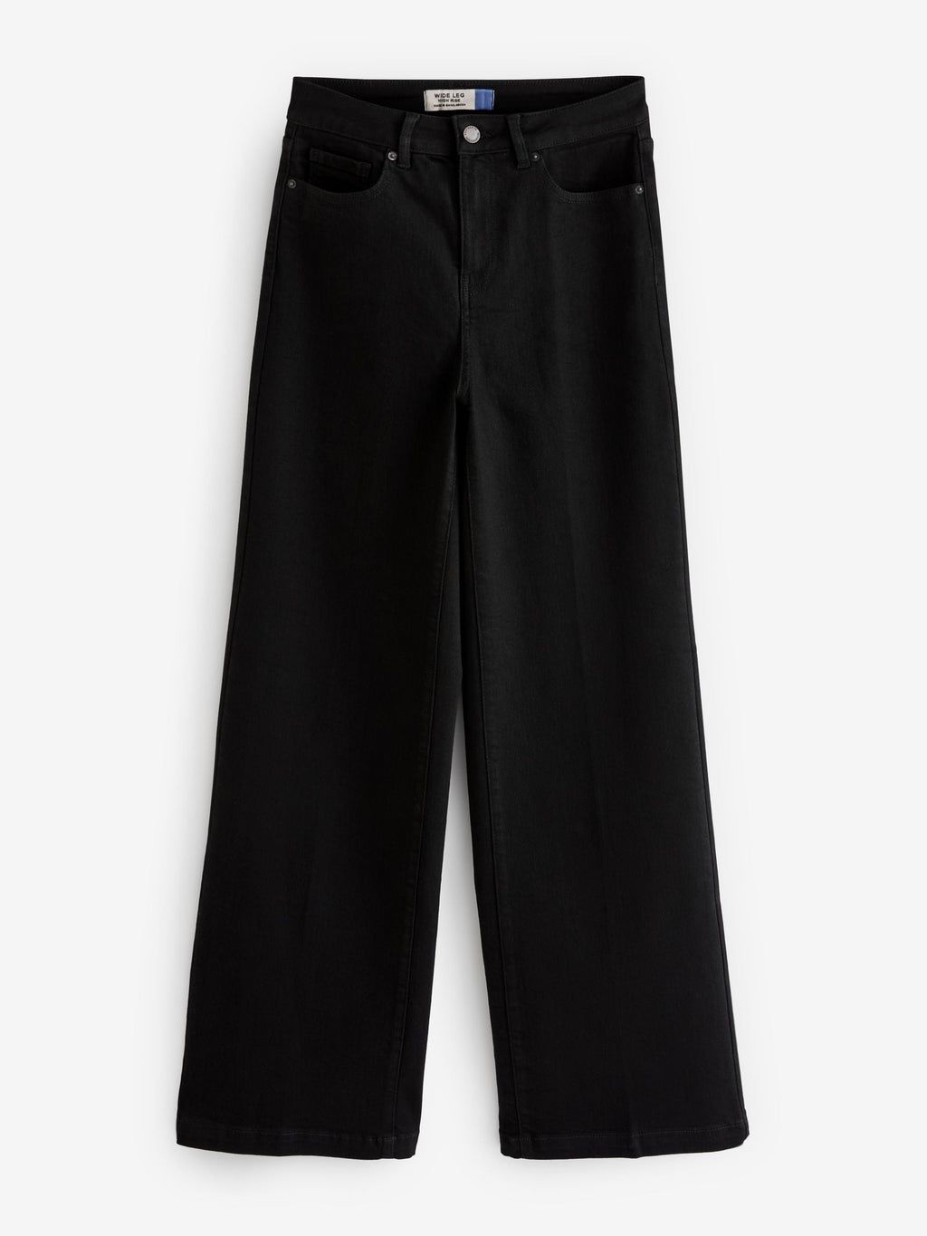 Women Black Wide Leg Jeans – High Waist Loose Fit Denim Pants for Women in Pakistan | HARCHIZ
