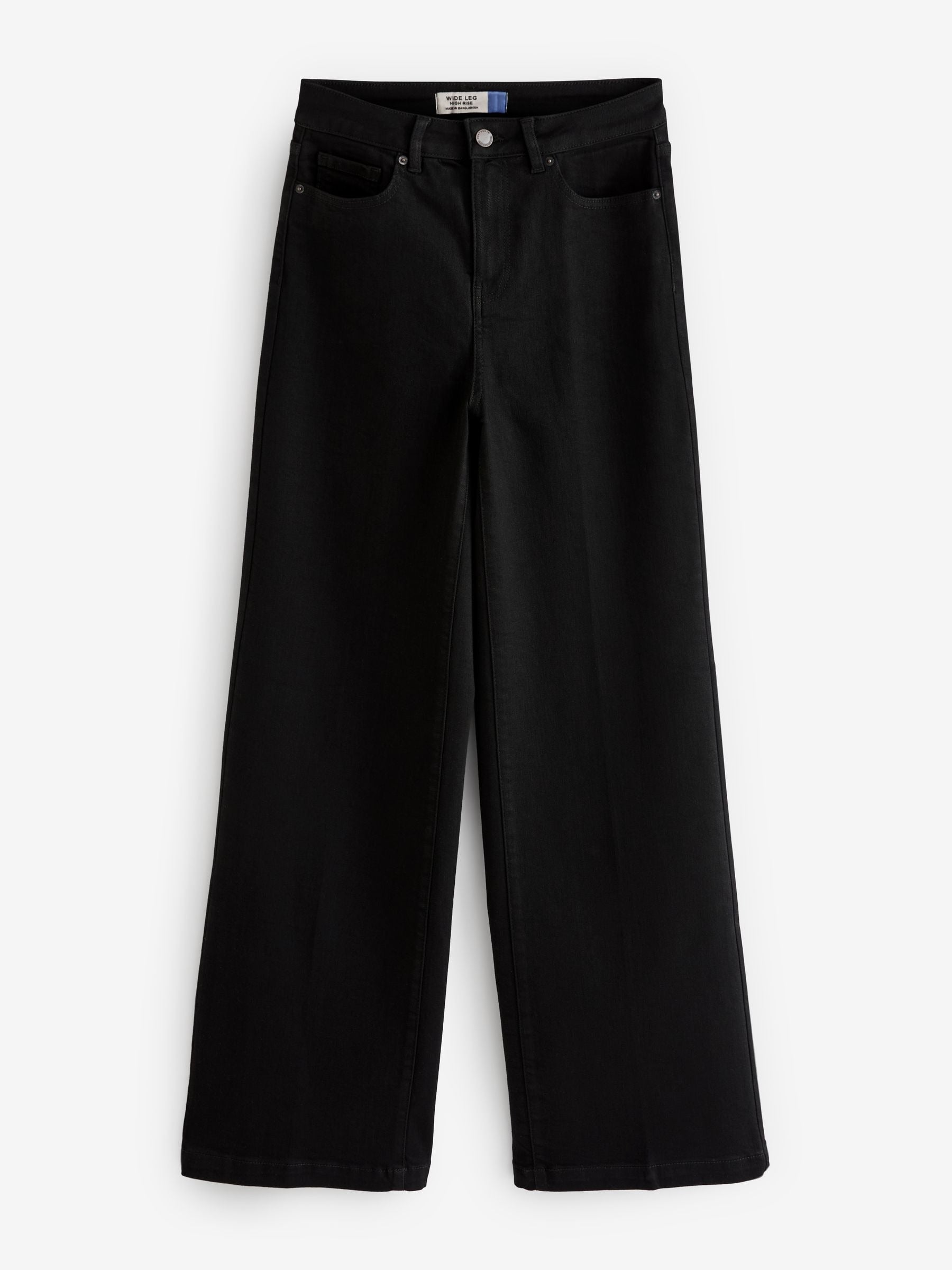 Women Black Wide Leg Jeans – High Waist Loose Fit Denim Pants for Women in Pakistan | HARCHIZ