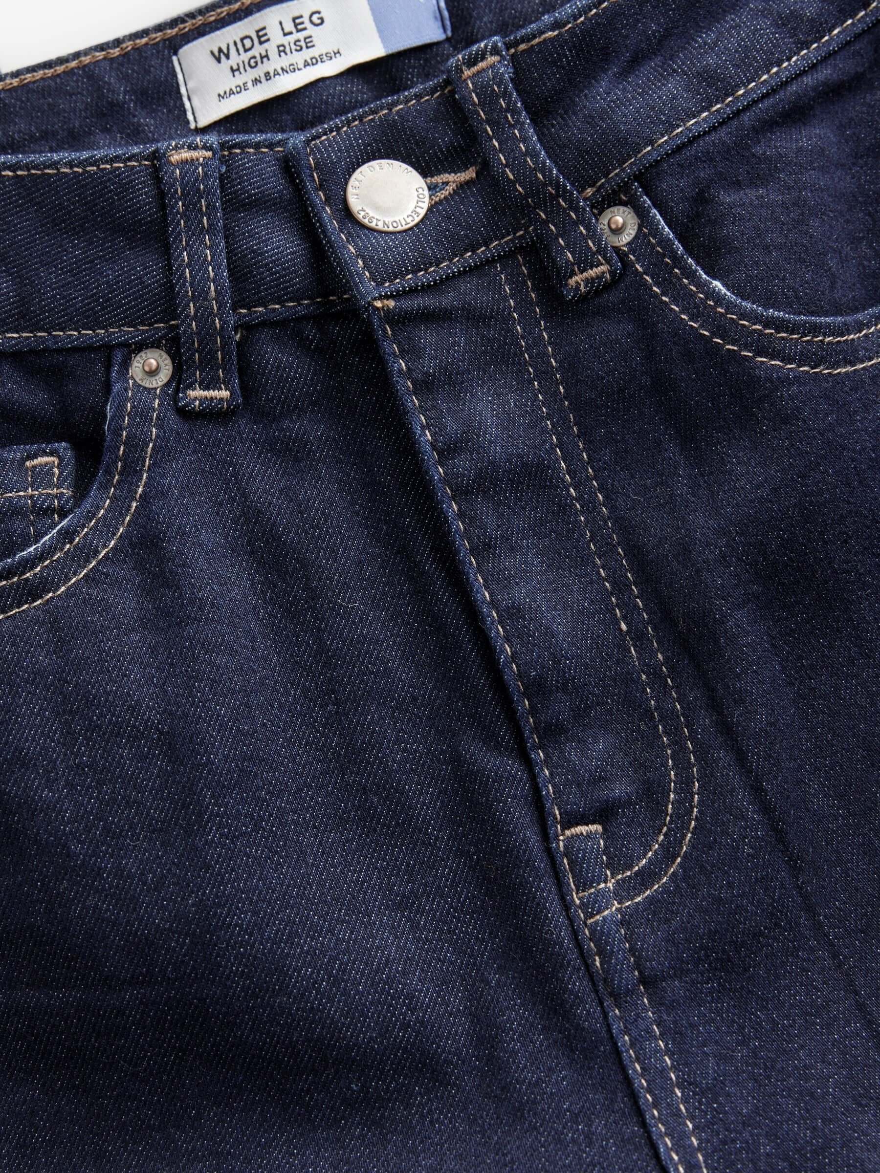 Women Rinse Hourglass Wide Leg Jeans – Trendy High-Waisted Cotton Denim for Pakistan | HARCHIZ
