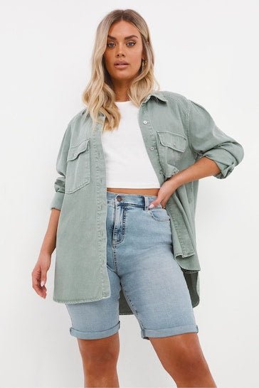 Be Blue 24/7 Knee Length Shorts - HARCHIZ - Shorts & Skirts - 