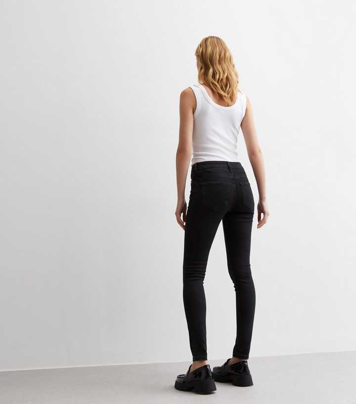 Black Low Rise Lau Skinny Jeans - HARCHIZ - Jeans - 