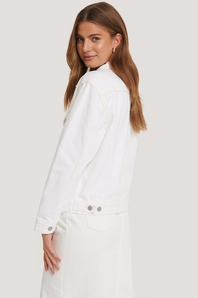Harchiz Women White Solid Elegant Fashion Jacket