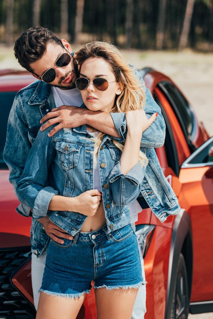 Couple Denim Jacket Blue - HARCHIZ - Denim Jackets - 