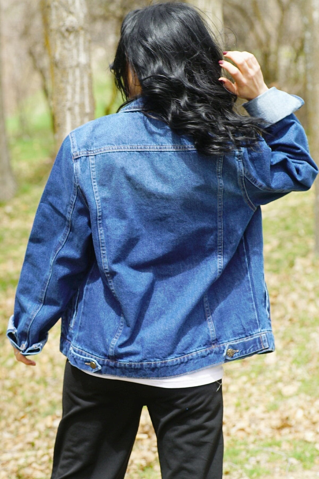 Couple Denim Jacket Blue - HARCHIZ - Denim Jackets - 