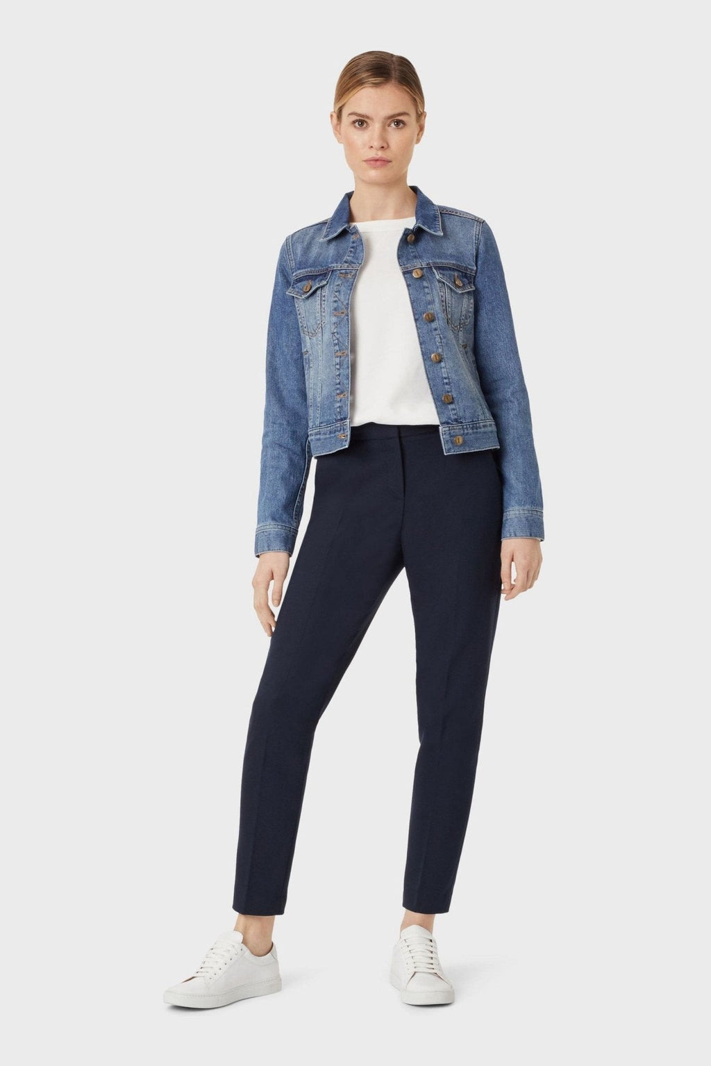 Hobbs Blue Mariam Jacket - HARCHIZ - Denim Jackets - 
