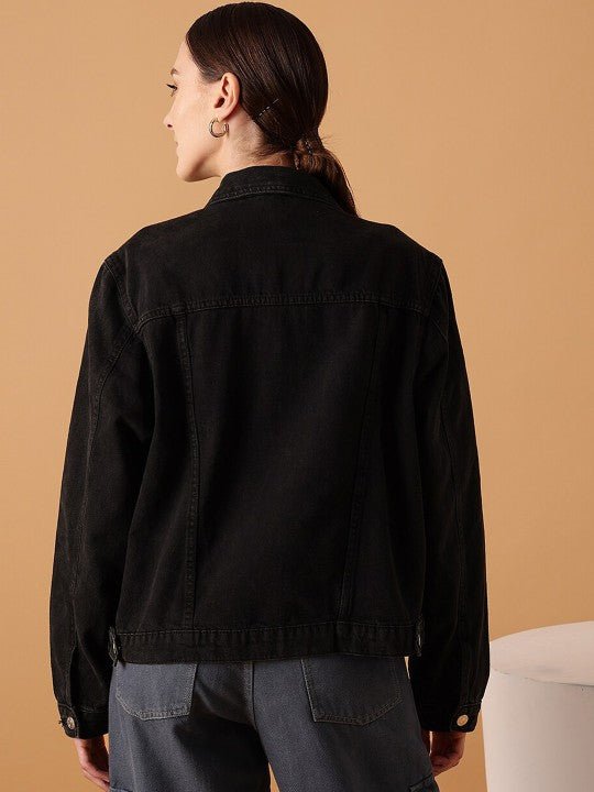 Lightweight Pure Cotton Crop Denim Jacket - HARCHIZ - Denim Jackets - 